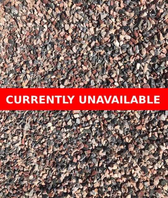 A pile of gravel that is currently unavailable