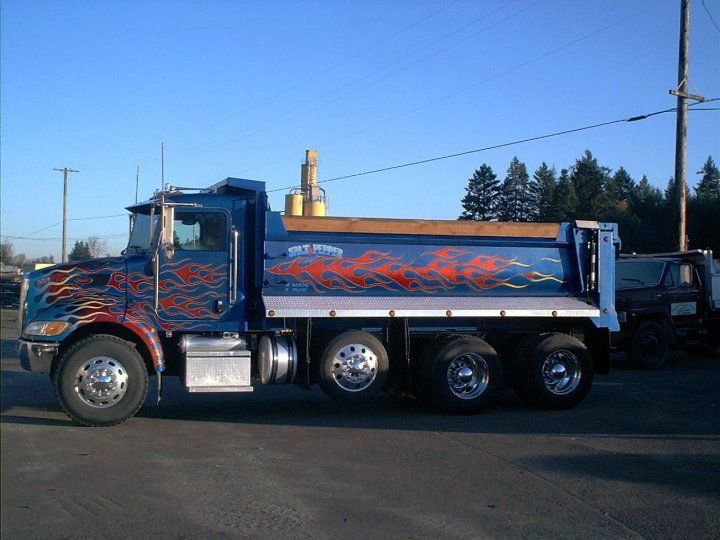 Blue truck