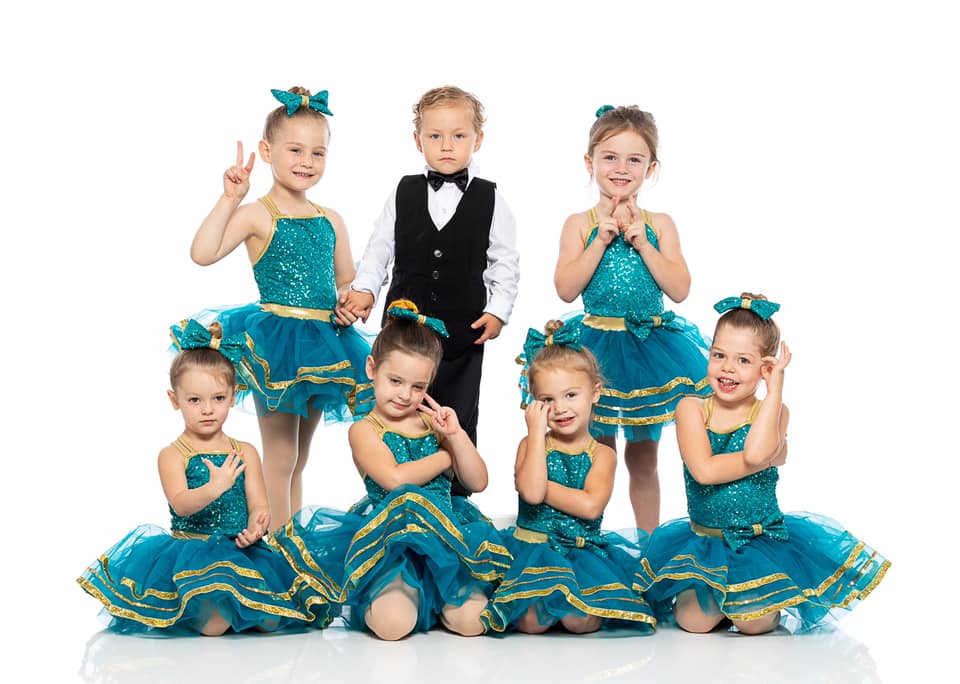 Dance class students