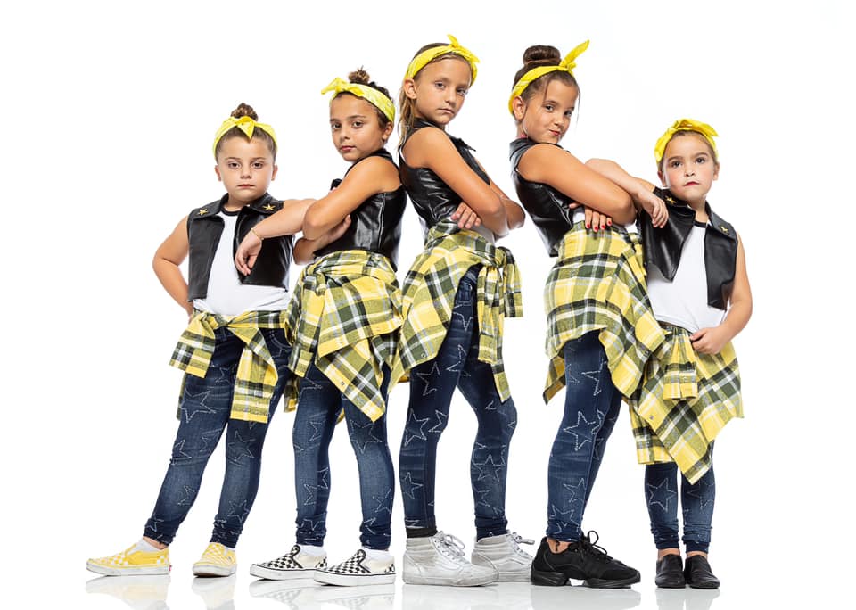 Dance class students