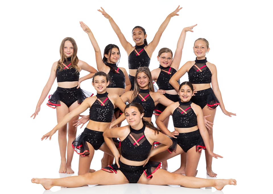 Dance class students