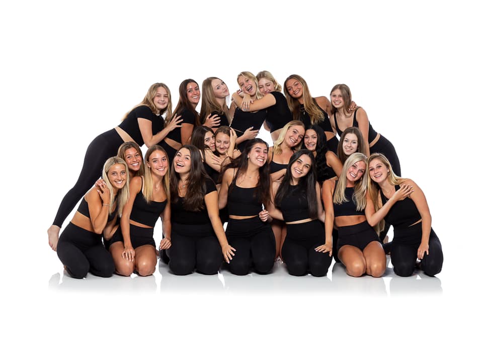 Dance class students