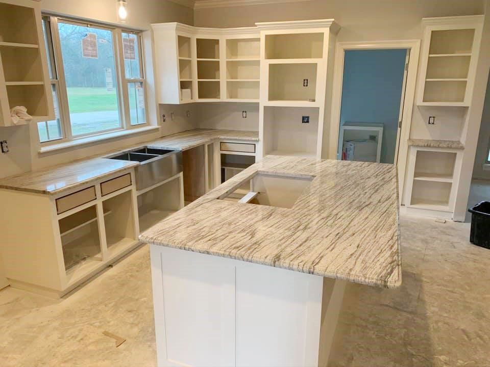 Granite kitchen countertop