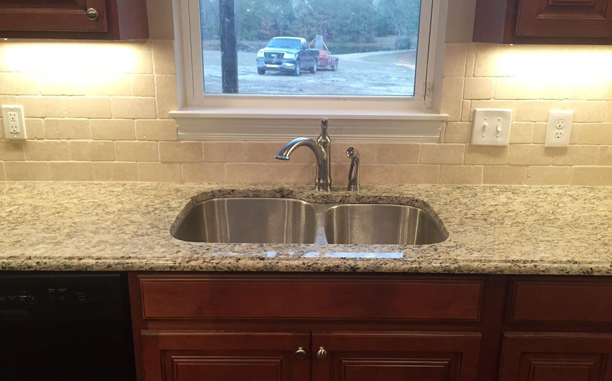 Kitchen sink countertop