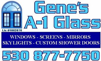 Gene's A-1 Glass - Logo