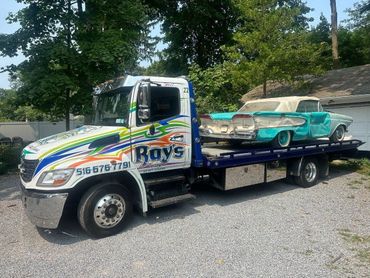 Flatbed towing
