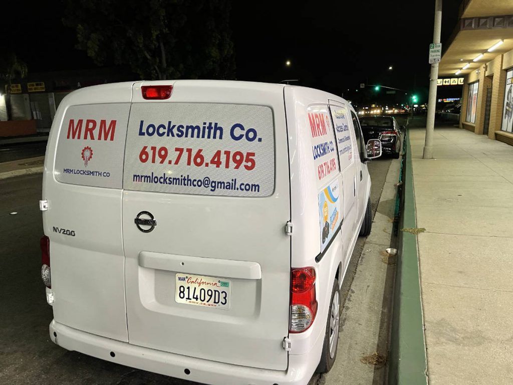 MRM Locksmith service vehicle