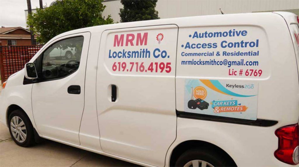 MRM Locksmith service vehicle