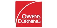 Owens Corning red logo with white curved line and text