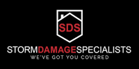 Logo for Storm Damage Specialists with the acronym 