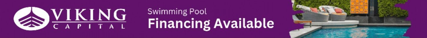Viking logo banner with “Financing Available” text over a purple background and a home image