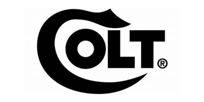 Black-and-white COLT logo with stylized “C” surrounding the letters “OLT” and a ® symbol