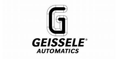 Geissele Automatics logo with stylized black “G” and text on a white background