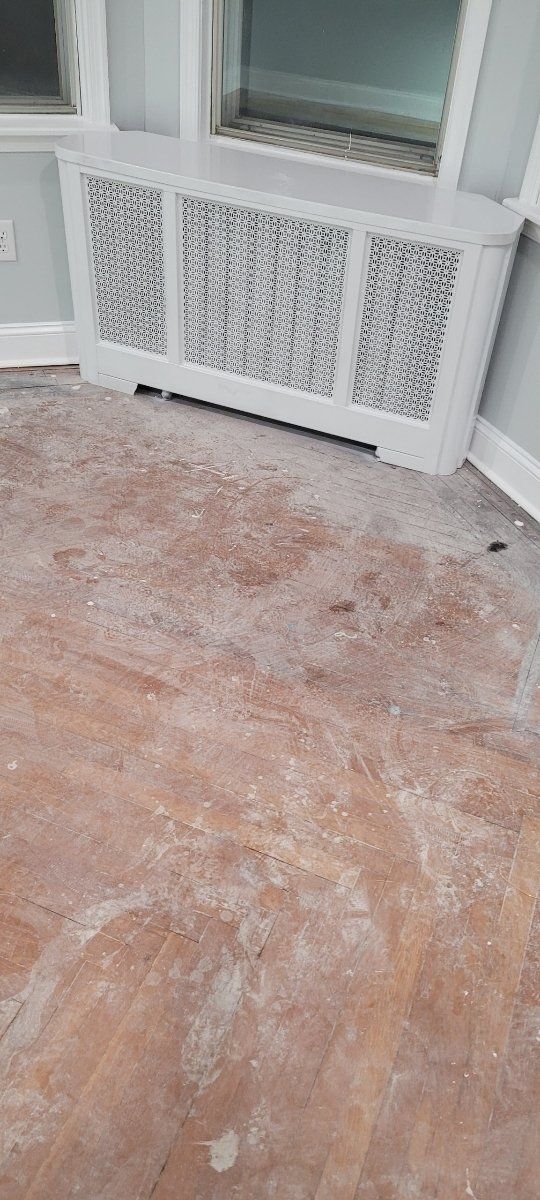 Before hardwood floor installation