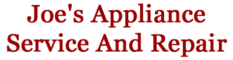 Joe's Appliance Service And Repair - Logo