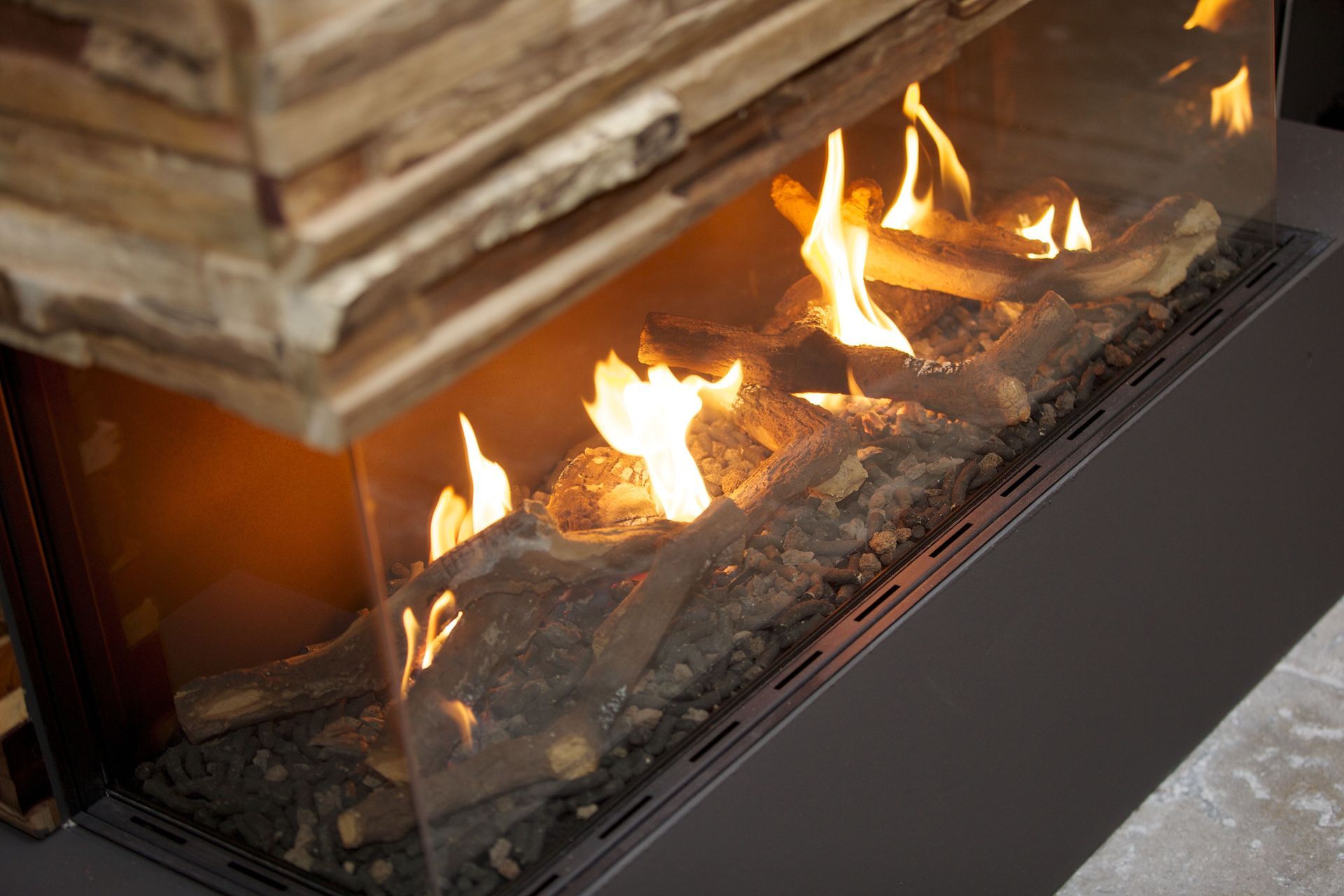 gas fireplace