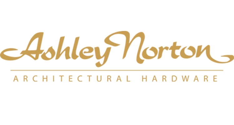 Ashley Norton logo in gold script, with the text