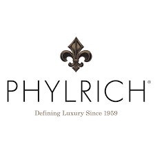 Logo for Phylrich, a luxury brand since 1959, featuring a fleur-de-lis emblem above the name.