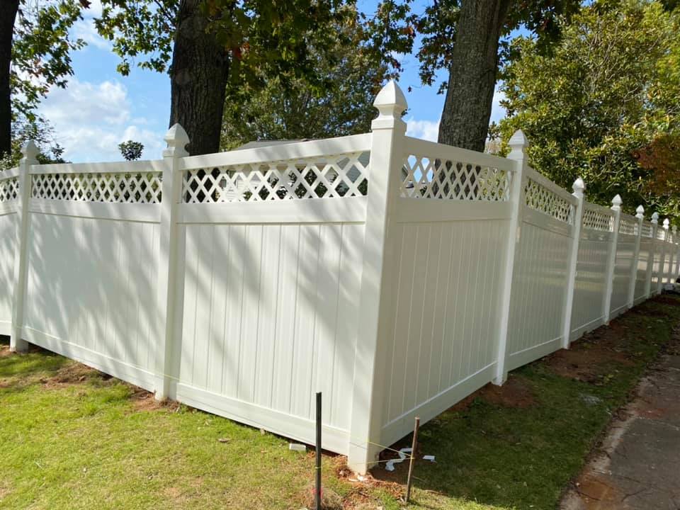 vinyl fence