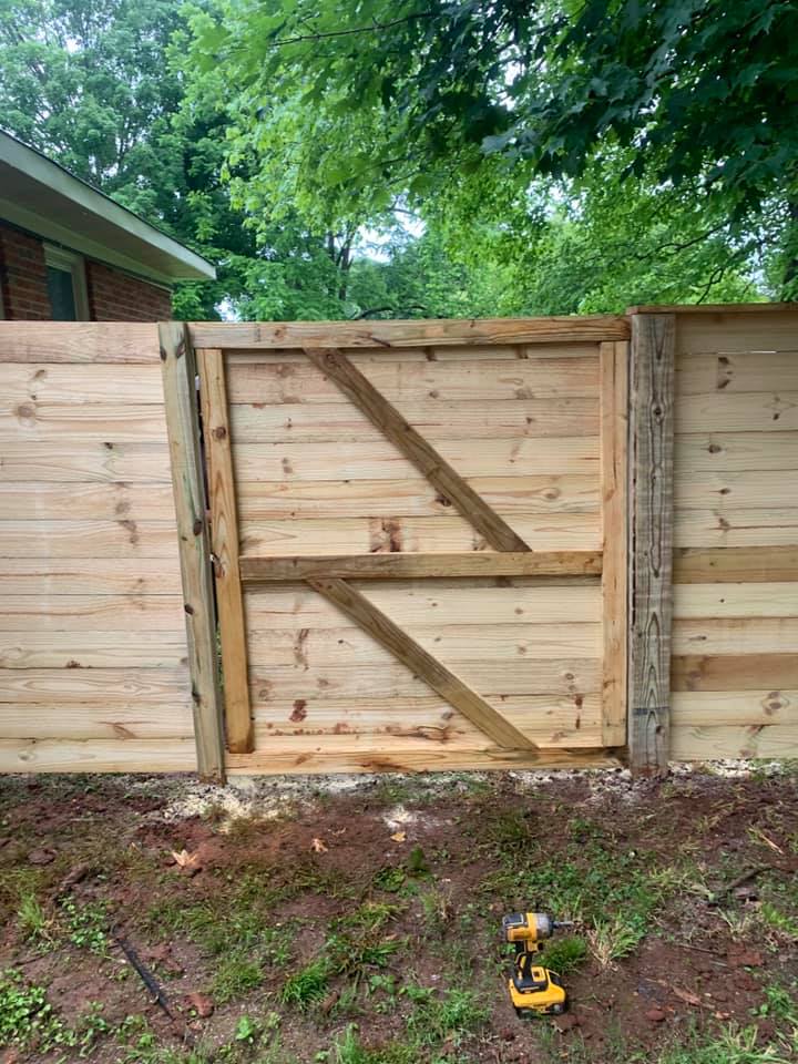 wood fence