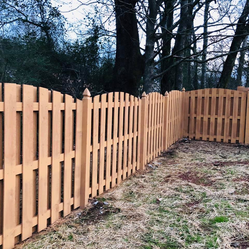 wood fence