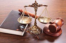 Gavel & justice scale