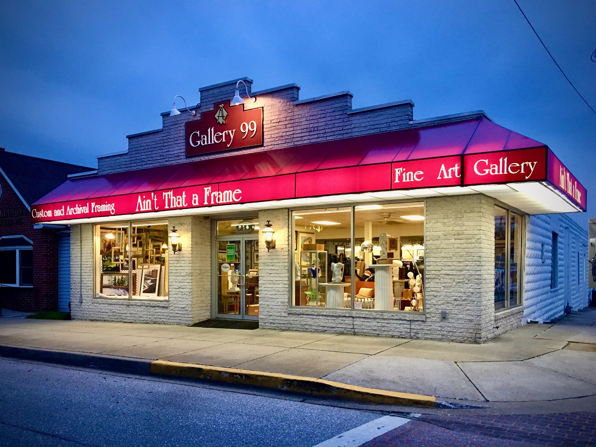 Gallery 99 - Ain't That A Frame storefront