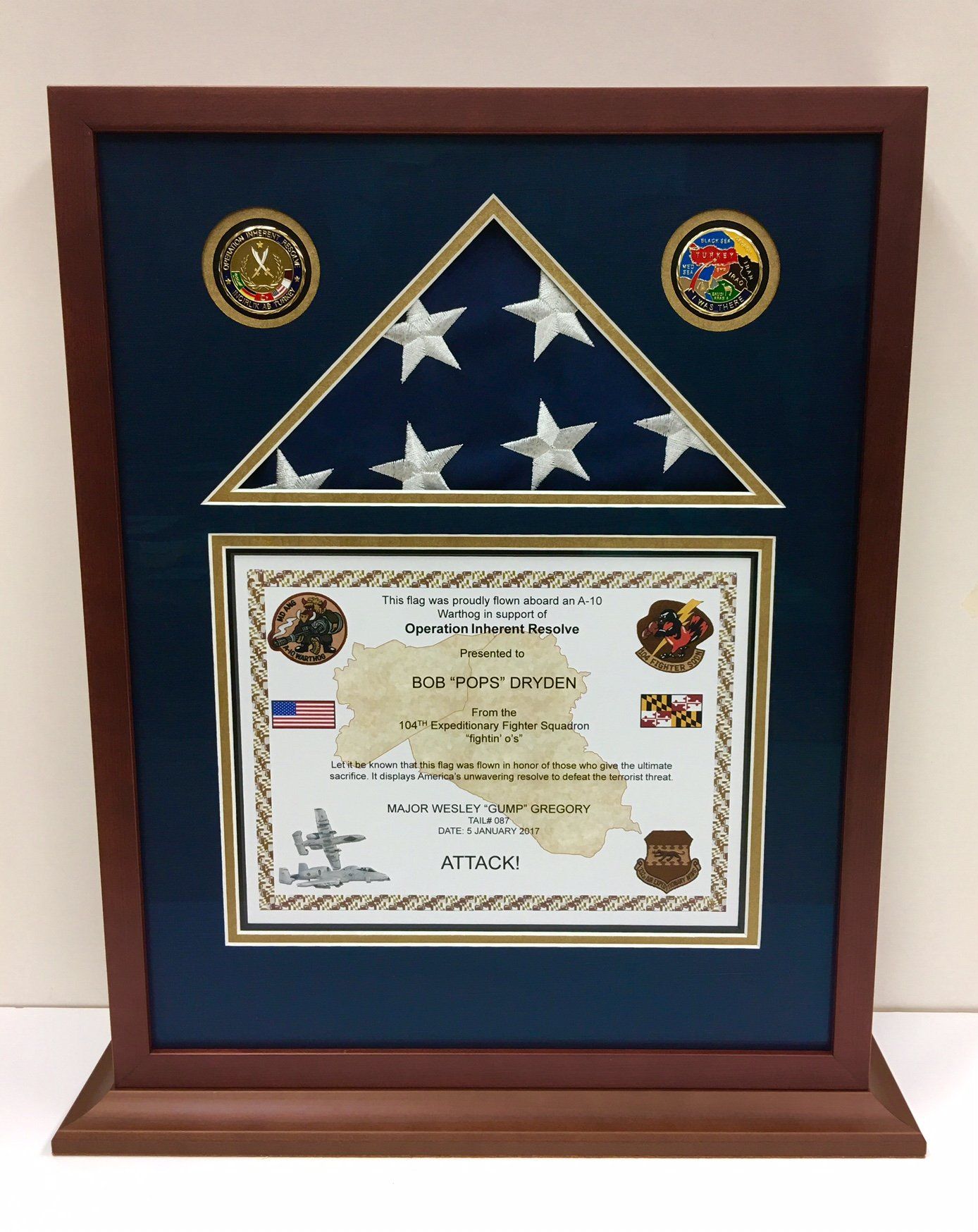 award frame