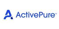 The logo for activepure is blue and white on a white background.