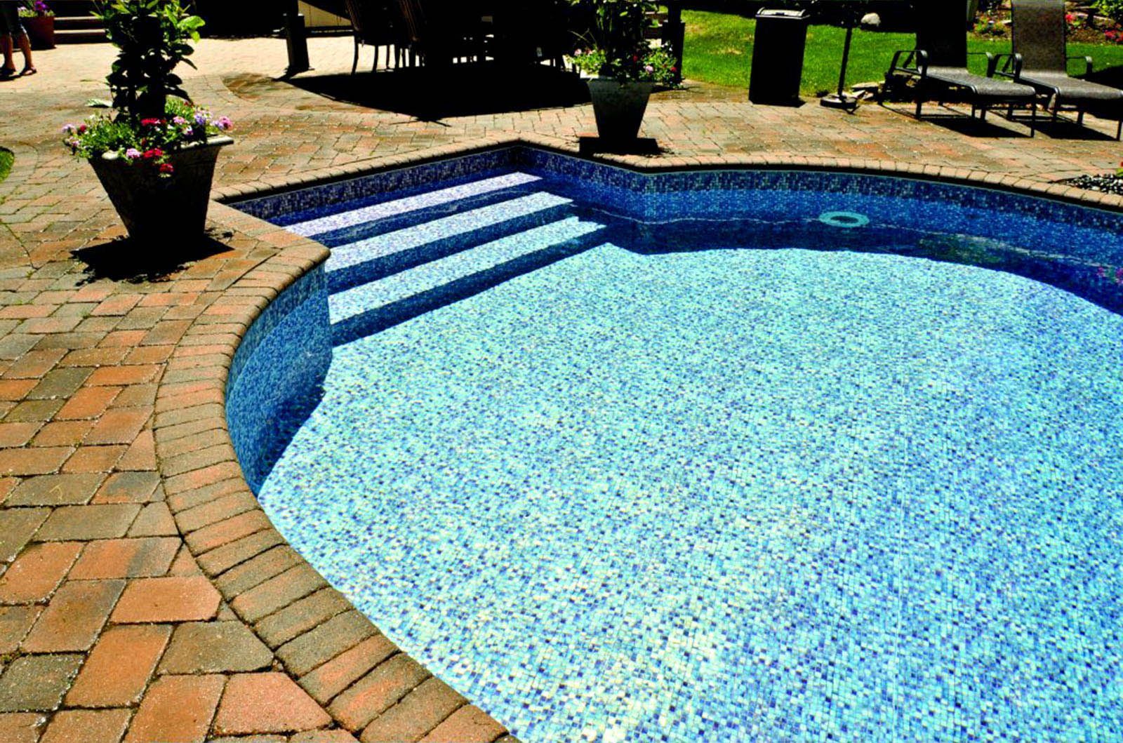 A pool after liner replacement & repair service