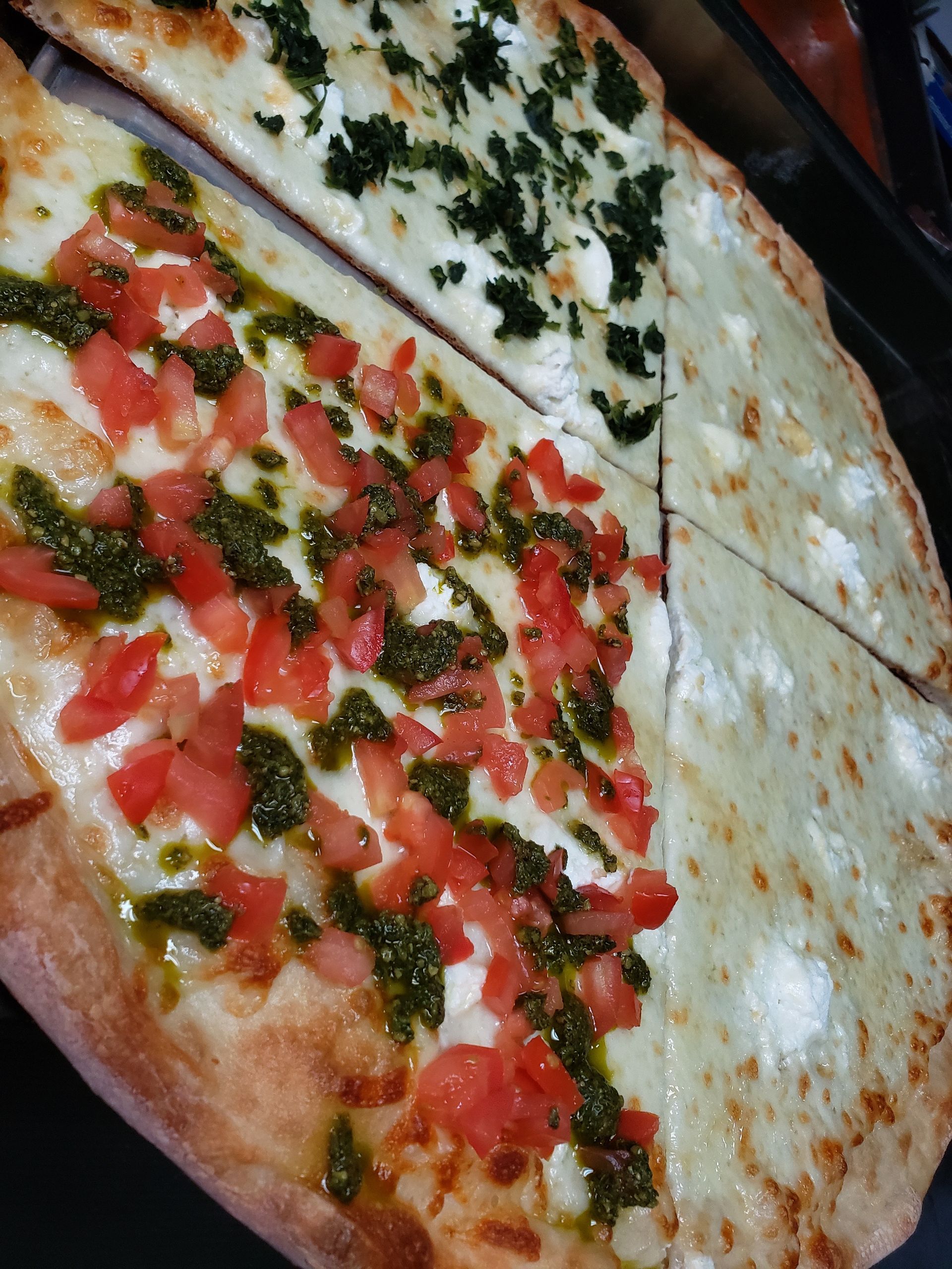 various pizza toppings