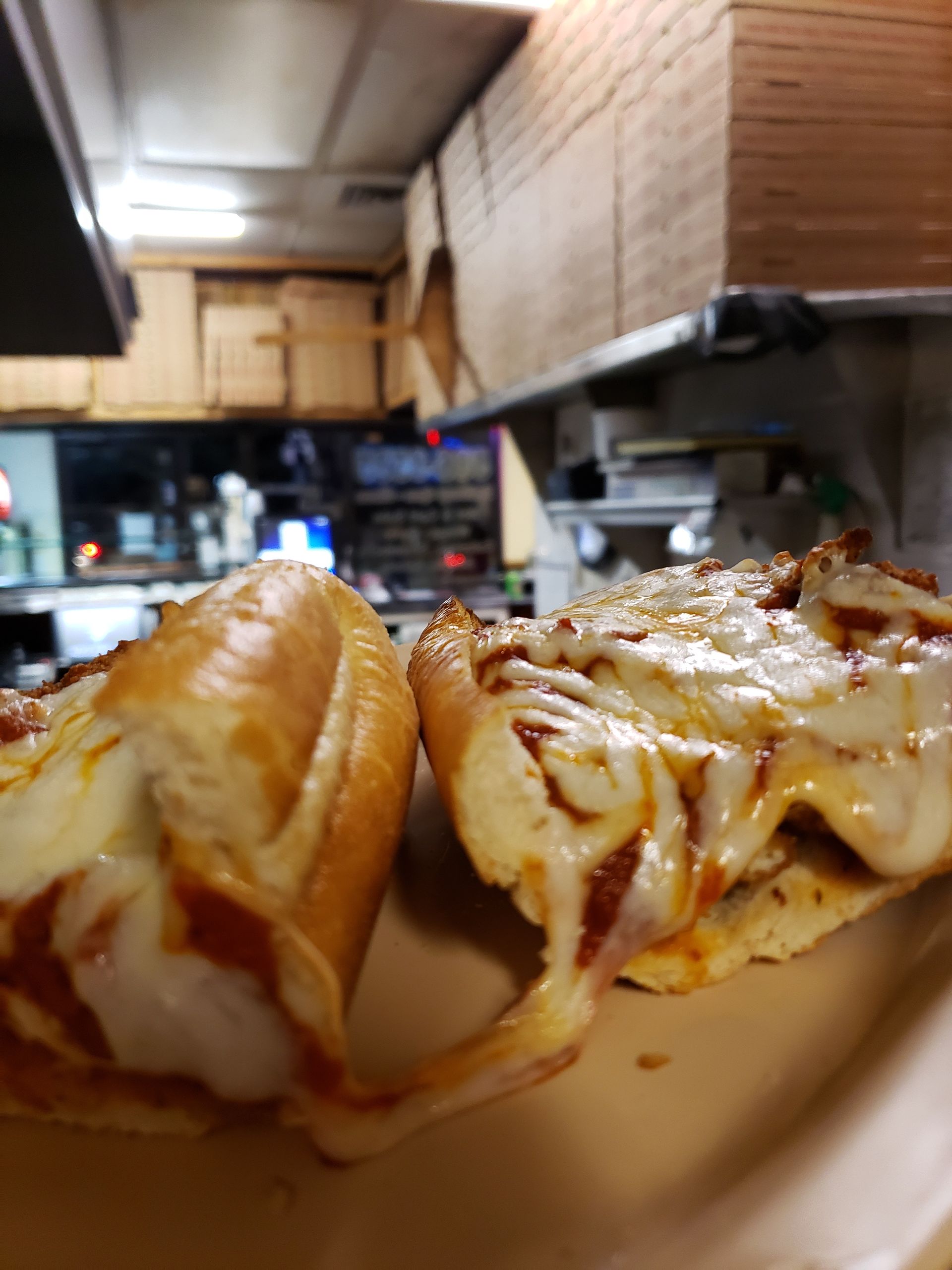 meatball parmigiana hot subs