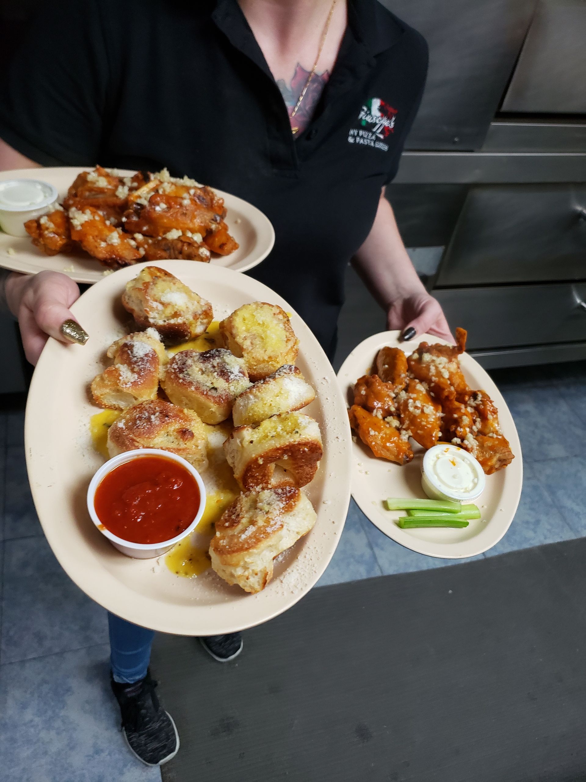 stromboli and chicken