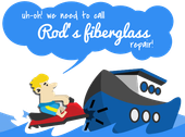 Rod's Fiberglass Repair - Logo