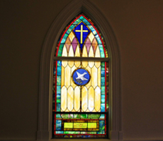 Colorful stained glass