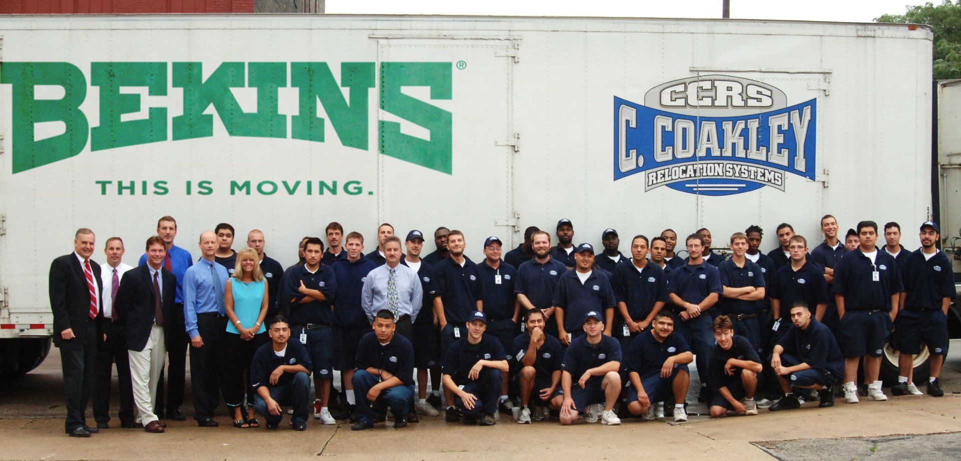 Movers and moving truck