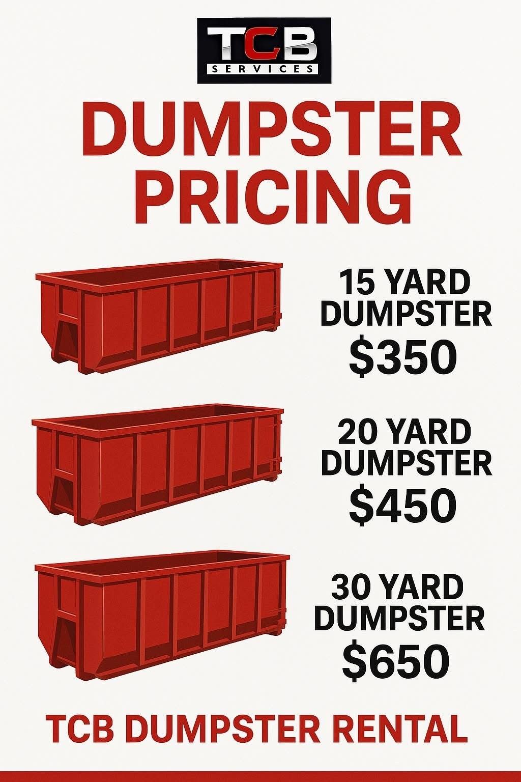 Dumpster Pricing