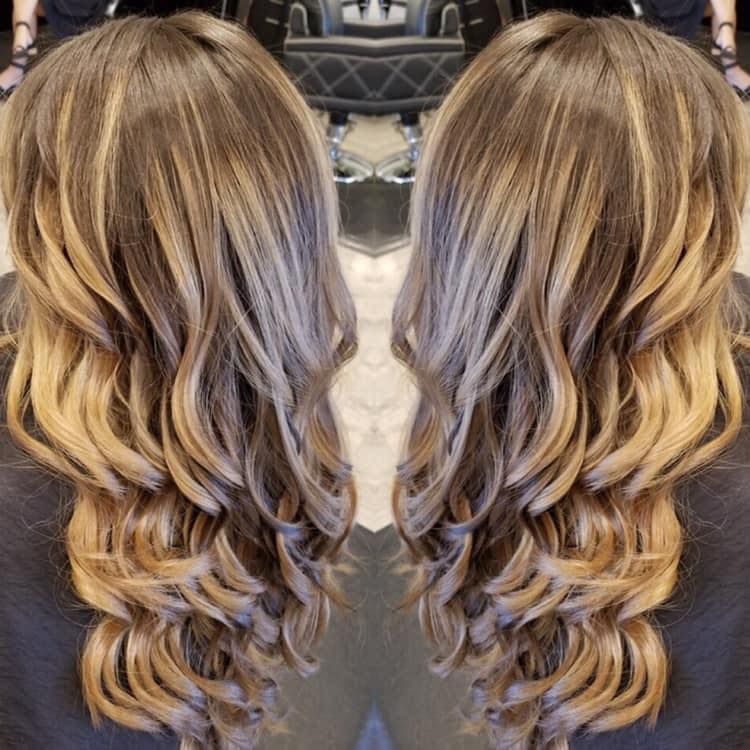 before and after Hair Styling