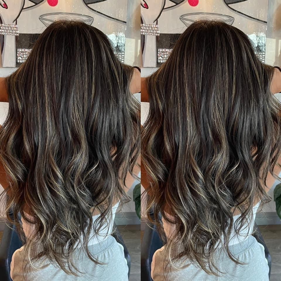Before and after hair style