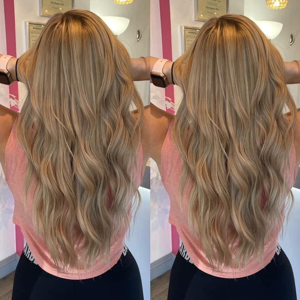 Before and after hair style