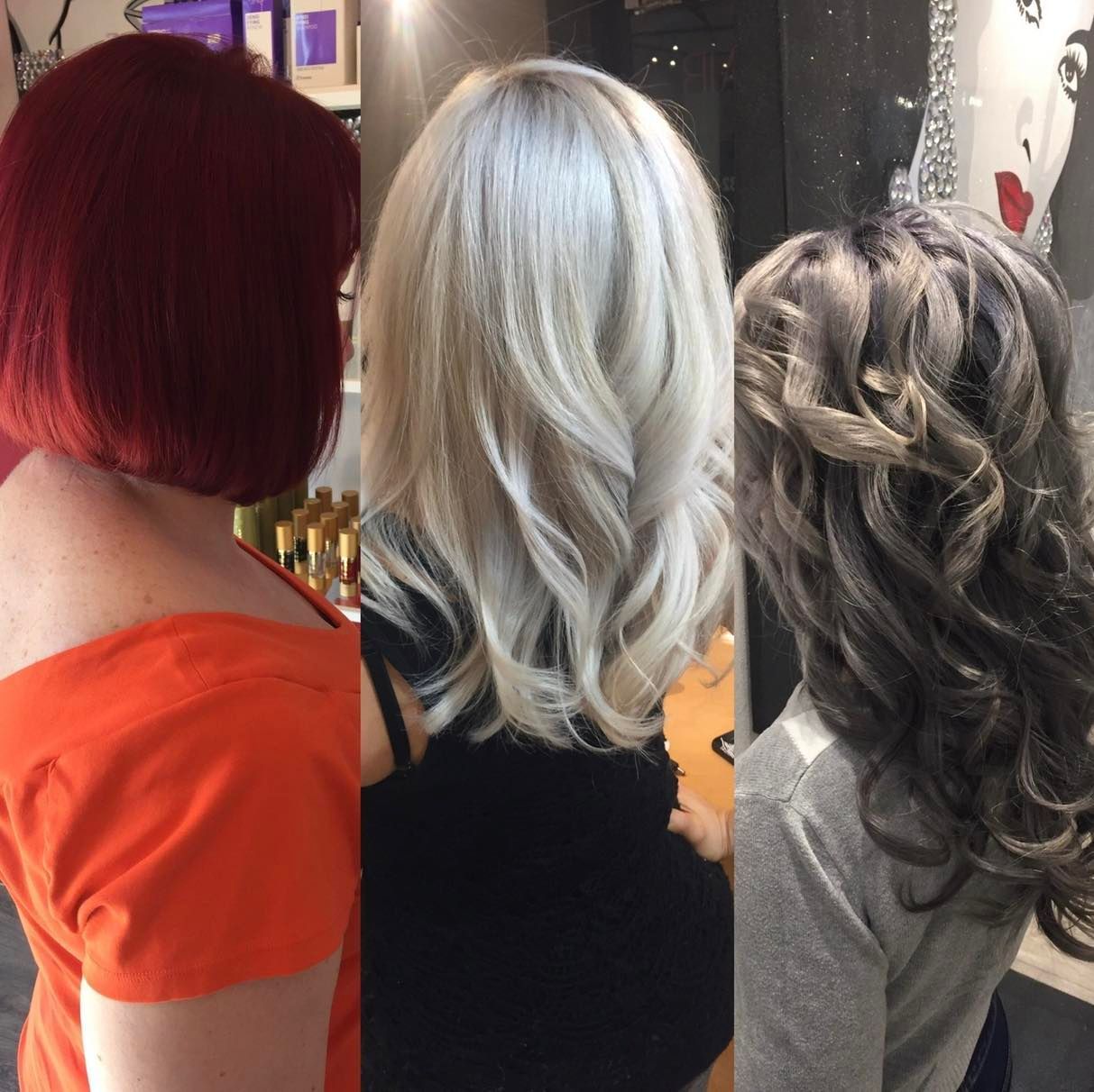 Before and after hair style