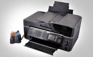 Printer with ink