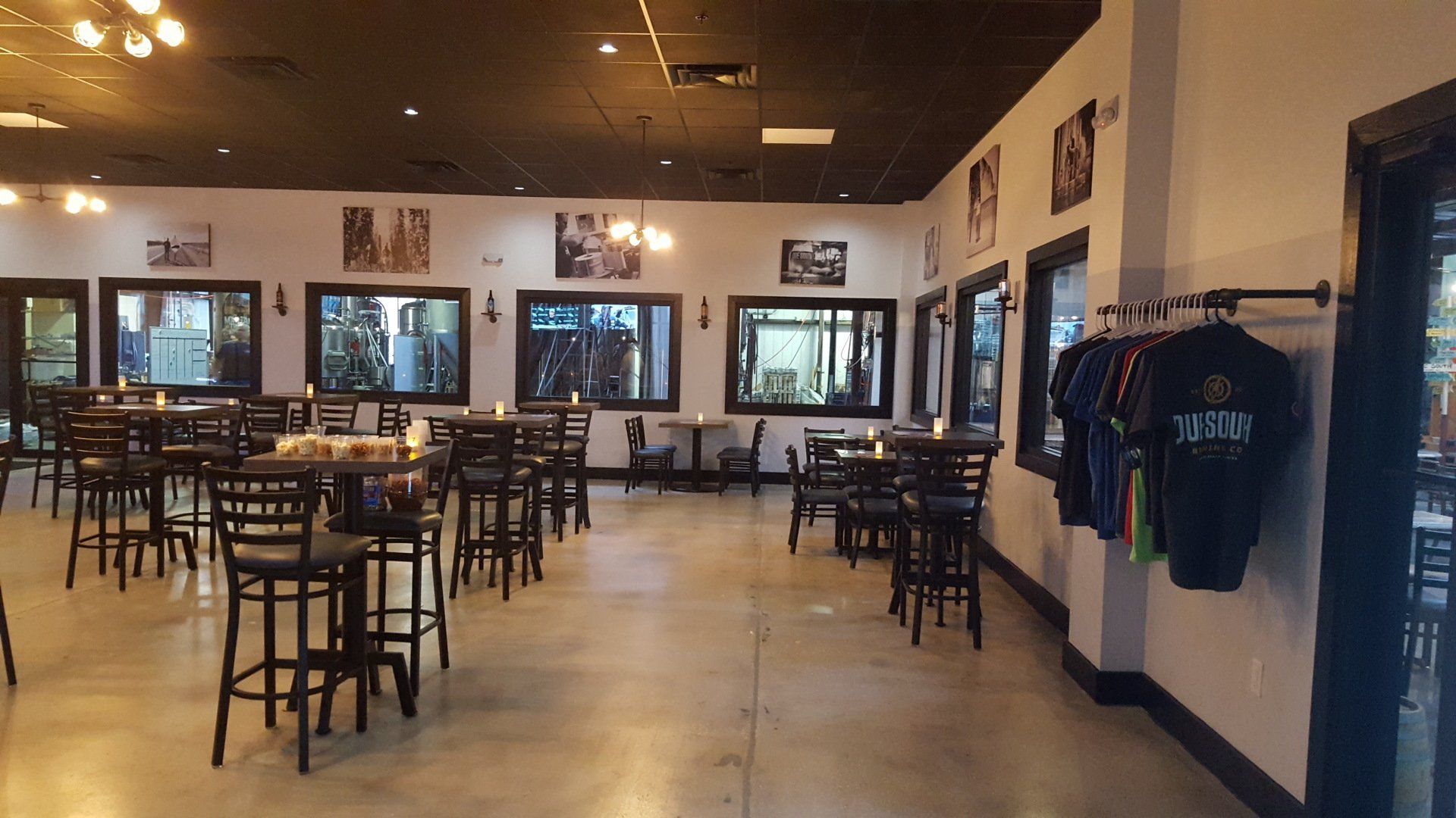 air conditioned taproom and addition