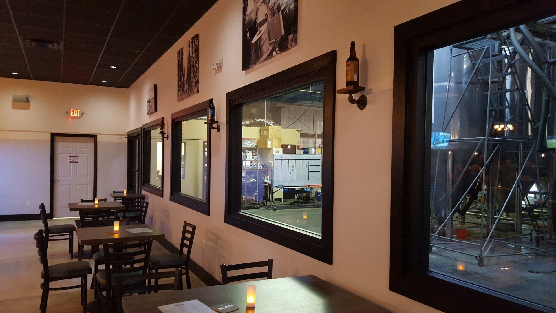air conditioned taproom and addition