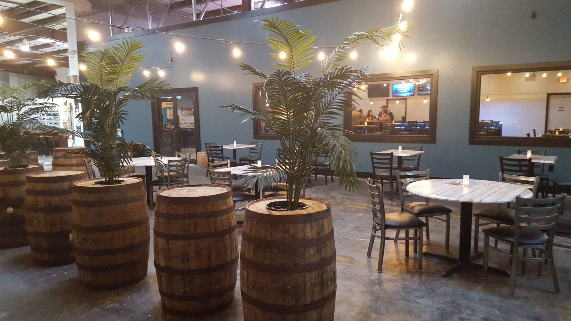 air conditioned taproom and addition