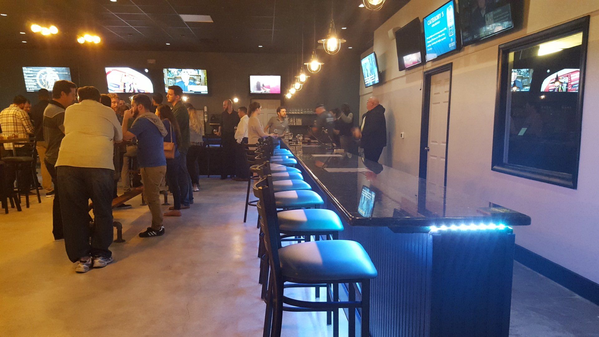 air conditioned taproom and addition