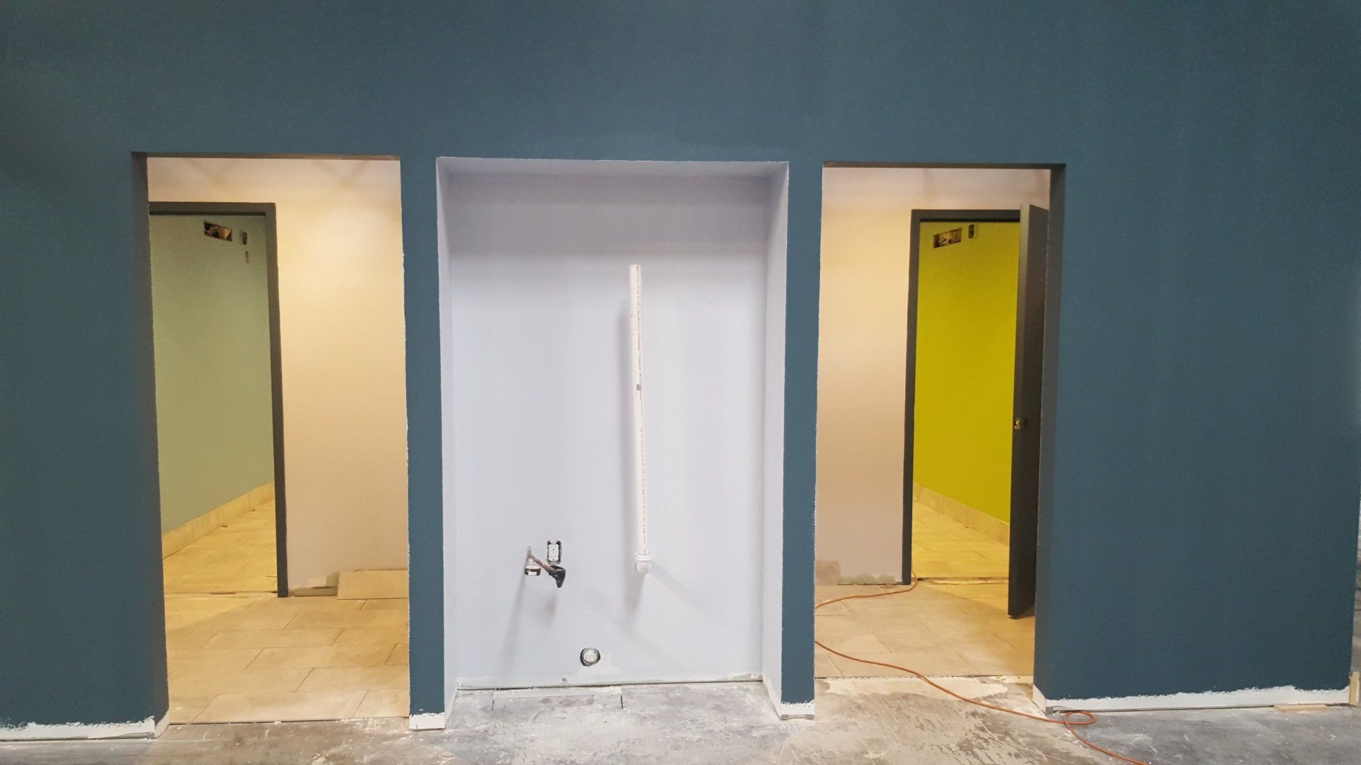 air conditioned taproom and addition