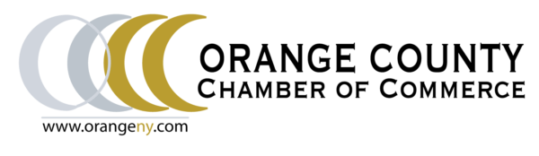 The logo for the orange county chamber of commerce
