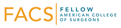 The logo for the fellow american college of surgeons