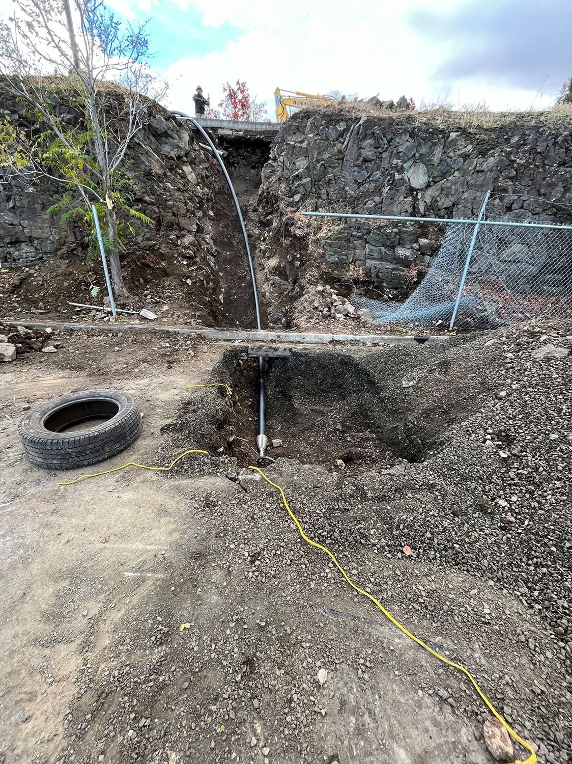 New sewer replacement